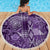 Africa Floral mix Maasai Shuka Beach Blanket Purple Moitf LT9 - Wonder Print Shop