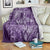 Africa Floral mix Maasai Shuka Blanket Purple Moitf