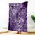 Africa Floral mix Maasai Shuka Blanket Purple Moitf