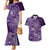 Africa Floral mix Maasai Shuka Couples Matching Mermaid Dress and Hawaiian Shirt Purple Moitf LT9 - Wonder Print Shop