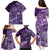 Africa Floral mix Maasai Shuka Family Matching Puletasi and Hawaiian Shirt Purple Moitf - Wonder Print Shop