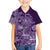 Africa Floral mix Maasai Shuka Family Matching Puletasi and Hawaiian Shirt Purple Moitf - Wonder Print Shop