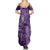 Africa Floral mix Maasai Shuka Family Matching Summer Maxi Dress and Hawaiian Shirt Purple Moitf - Wonder Print Shop