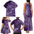 Africa Floral mix Maasai Shuka Family Matching Tank Maxi Dress and Hawaiian Shirt Purple Moitf - Wonder Print Shop