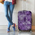 Africa Floral mix Maasai Shuka Luggage Cover Purple Moitf - Wonder Print Shop