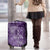 Africa Floral mix Maasai Shuka Luggage Cover Purple Moitf - Wonder Print Shop