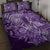 Africa Floral mix Maasai Shuka Quilt Bed Set Purple Moitf - Wonder Print Shop