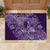 Africa Floral mix Maasai Shuka Rubber Doormat Purple Moitf - Wonder Print Shop