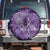 Africa Floral mix Maasai Shuka Spare Tire Cover Purple Moitf - Wonder Print Shop