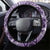 Africa Floral mix Maasai Shuka Steering Wheel Cover Purple Moitf - Wonder Print Shop