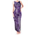 Africa Floral mix Maasai Shuka Tank Maxi Dress Purple Moitf - Wonder Print Shop