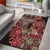 Africa Floral mix Maasai Shuka Area Rug Red Moitf LT9 - Wonder Print Shop