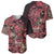 Africa Floral mix Maasai Shuka Baseball Jersey Red Moitf LT9 - Wonder Print Shop