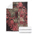 Africa Floral mix Maasai Shuka Blanket Red Moitf