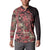 Africa Floral mix Maasai Shuka Button Sweatshirt Red Moitf LT9 - Wonder Print Shop