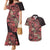 Africa Floral mix Maasai Shuka Couples Matching Mermaid Dress and Hawaiian Shirt Red Moitf LT9 - Wonder Print Shop