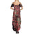 Africa Floral mix Maasai Shuka Family Matching Summer Maxi Dress and Hawaiian Shirt Red Moitf - Wonder Print Shop