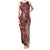 Africa Floral mix Maasai Shuka Family Matching Tank Maxi Dress and Hawaiian Shirt Red Moitf - Wonder Print Shop