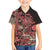 Africa Floral mix Maasai Shuka Hawaiian Shirt Red Moitf - Wonder Print Shop