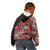 Africa Floral mix Maasai Shuka Kid Hoodie Red Moitf - Wonder Print Shop