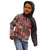 Africa Floral mix Maasai Shuka Kid Hoodie Red Moitf - Wonder Print Shop