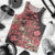 Africa Floral mix Maasai Shuka Men Tank Top Red Moitf - Wonder Print Shop