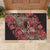 Africa Floral mix Maasai Shuka Rubber Doormat Red Moitf - Wonder Print Shop