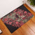 Africa Floral mix Maasai Shuka Rubber Doormat Red Moitf - Wonder Print Shop