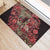 Africa Floral mix Maasai Shuka Rubber Doormat Red Moitf - Wonder Print Shop