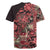 Africa Floral mix Maasai Shuka Rugby Jersey Red Moitf - Wonder Print Shop