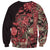 Africa Floral mix Maasai Shuka Sweatshirt Red Moitf - Wonder Print Shop