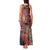 Africa Floral mix Maasai Shuka Tank Maxi Dress Red Moitf - Wonder Print Shop