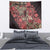 Africa Floral mix Maasai Shuka Tapestry Red Moitf