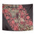 Africa Floral mix Maasai Shuka Tapestry Red Moitf