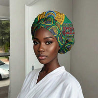 Africa Pattern Traditional Kanga Style Easy Headwrap