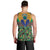 African Pattern Traditional Kanga Style Men Tank Top - Wonder Print Shop