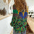 African Pattern Traditional Kanga Style Women Casual Shirt