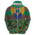 African Pattern Traditional Kanga Style Zip Hoodie - Wonder Print Shop