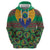 African Pattern Traditional Kanga Style Zip Hoodie - Wonder Print Shop