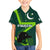 Pakistan Cricket Helmet Family Matching Long Sleeve Bodycon Dress and Hawaiian Shirt Proud Shaheen Falcon Star and Crescent LT9 - Wonder Print Shop