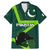 Pakistan Cricket Helmet Family Matching Mermaid Dress and Hawaiian Shirt Proud Shaheen Falcon Star and Crescent LT9 - Wonder Print Shop