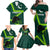 Pakistan Cricket Helmet Family Matching Off Shoulder Maxi Dress and Hawaiian Shirt Proud Shaheen Falcon Star and Crescent LT9 - Wonder Print Shop