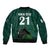 Custom Pakistan Cricket Helmet Bomber Jacket Proud Shaheen Falcon Star and Crescent LT9 - Wonder Print Shop