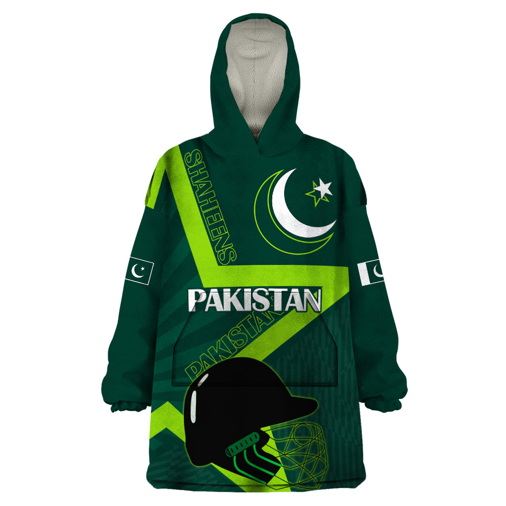 custom-pakistan-cricket-helmet-wearable-blanket-hoodie-proud-shaheen-falcon-star-and-crescent