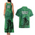 Pakistan Cricket Couples Matching Tank Maxi Dress and Hawaiian Shirt Go Falcon World Cup 2023 Sporty Style LT9 - Wonder Print Shop