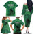 Pakistan Cricket Family Matching Off Shoulder Long Sleeve Dress and Hawaiian Shirt Go Falcon World Cup 2023 Sporty Style - Wonder Print Shop