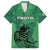 Pakistan Cricket Family Matching Off Shoulder Long Sleeve Dress and Hawaiian Shirt Go Falcon World Cup 2023 Sporty Style - Wonder Print Shop