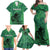 Pakistan Cricket Family Matching Off Shoulder Maxi Dress and Hawaiian Shirt Go Falcon World Cup 2023 Sporty Style LT9 - Wonder Print Shop