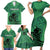 Pakistan Cricket Family Matching Short Sleeve Bodycon Dress and Hawaiian Shirt Go Falcon World Cup 2023 Sporty Style - Wonder Print Shop