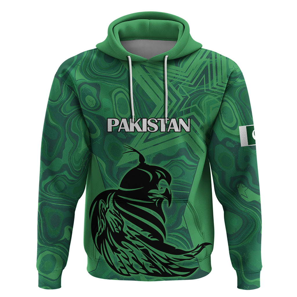 Pakistan Cricket Hoodie Go Falcon World Cup 2023 Sporty Style - Wonder Print Shop